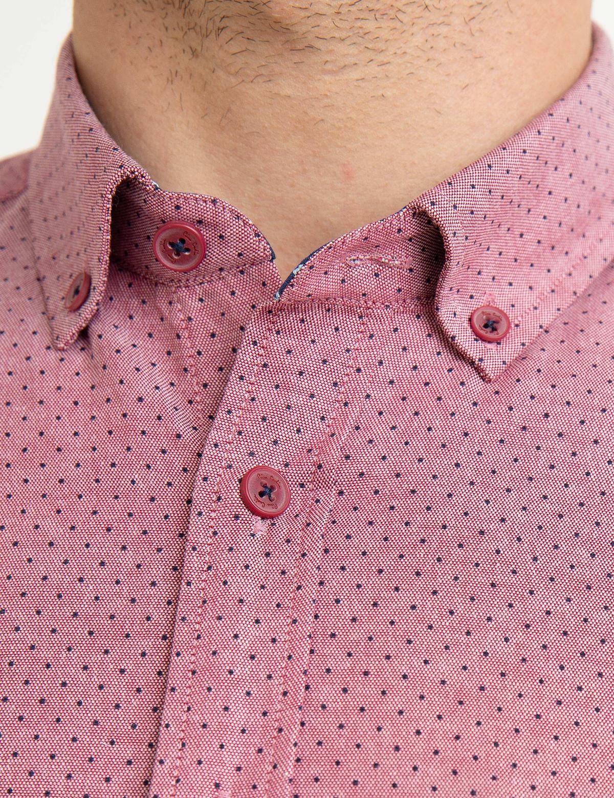 Bordo Slim Fit Gömlek - 50187545028