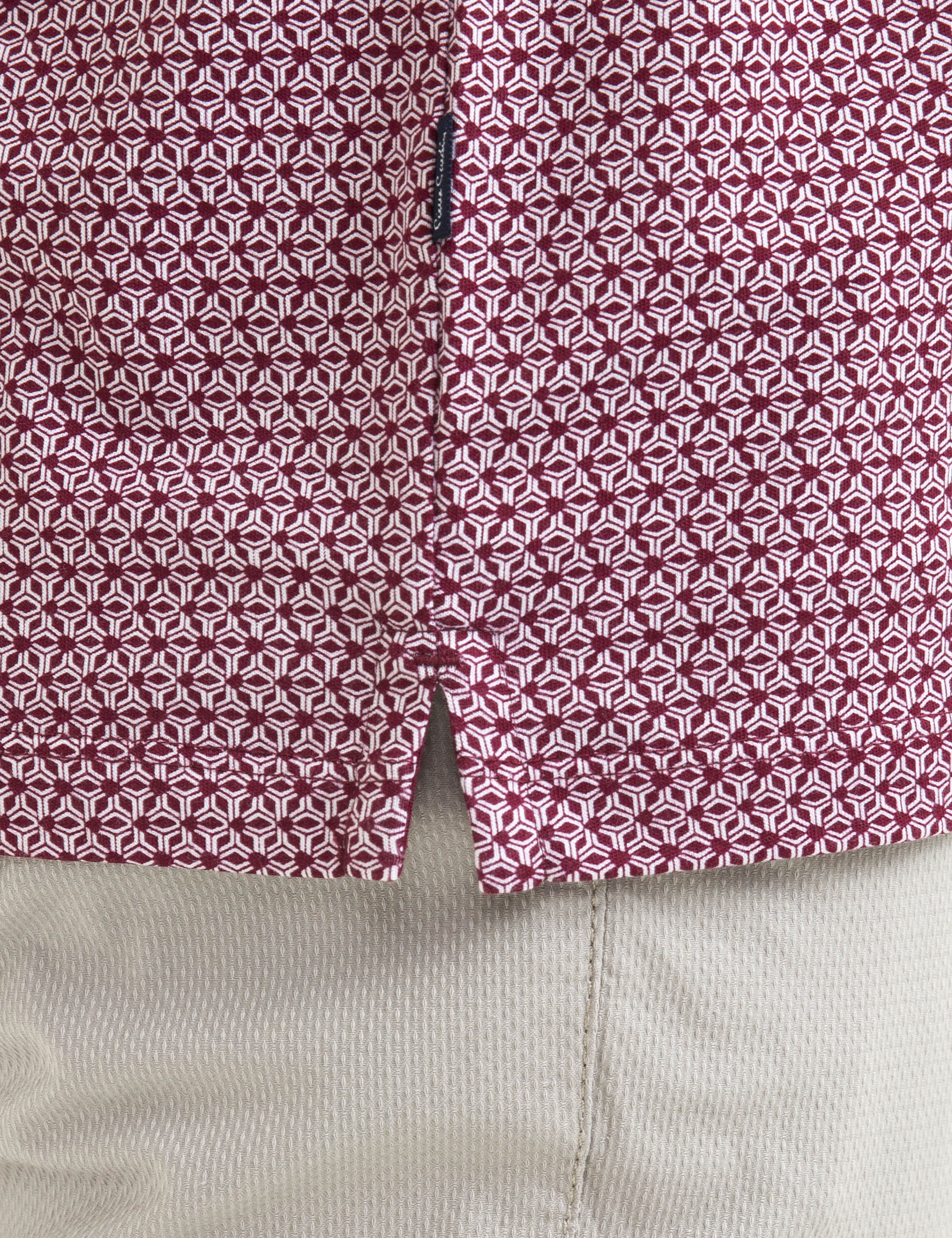 Kırmızı Regular Fit Polo Yaka Tişört - Image 6