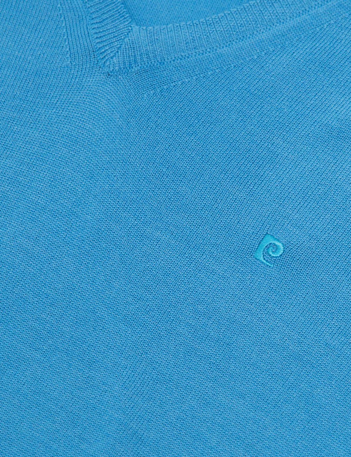 Kobalt Mavi Slim Fit Basic Triko Kazak - 50191522101