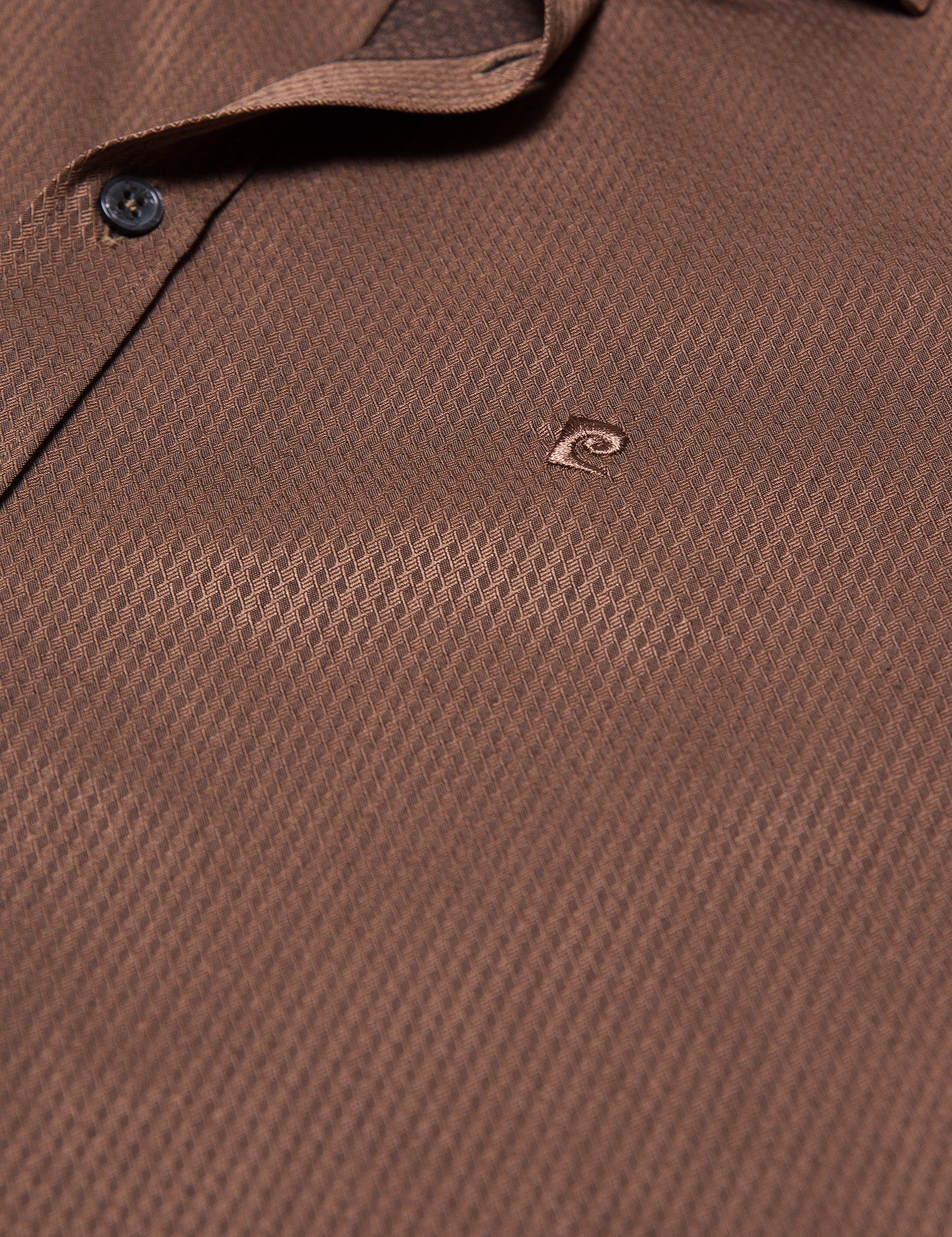 Kahverengi Slim Fit Gömlek - Image 5