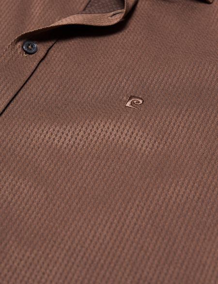 Kahverengi Slim Fit Gömlek - 50192250016