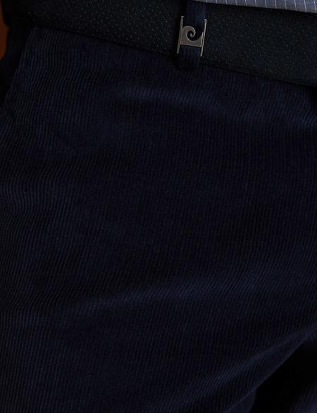 Lacivert Slim Fit Kadife Pantolon - 50193020030
