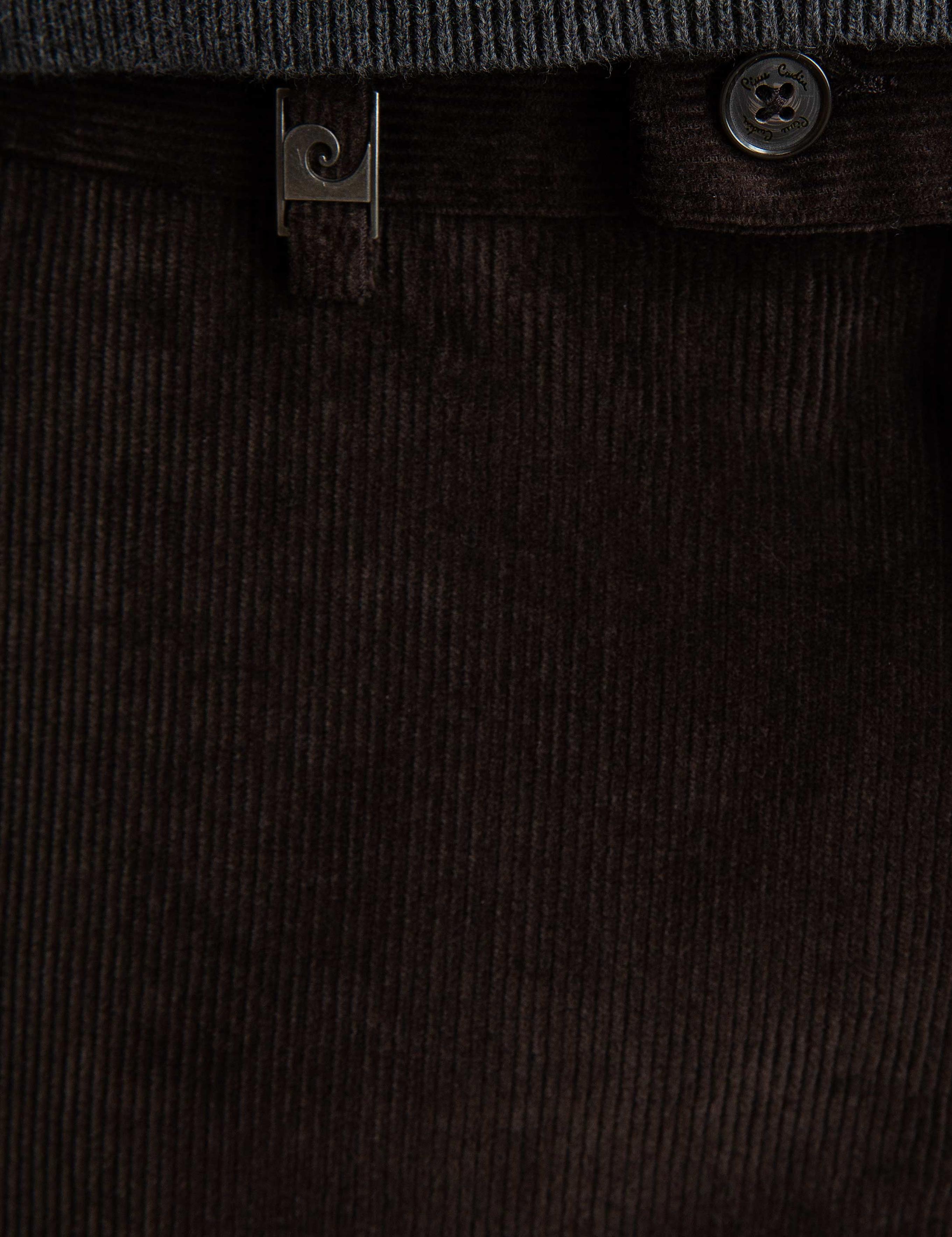 Kahverengi Slim Fit Kadife Pantolon