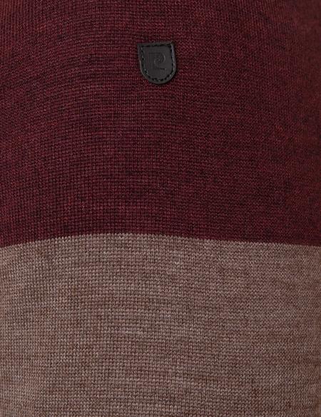 Bordo Slim Fit Kazak - 50193350033