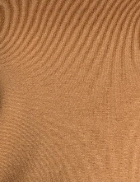 Camel Slim Fit Tişört - 50197623009