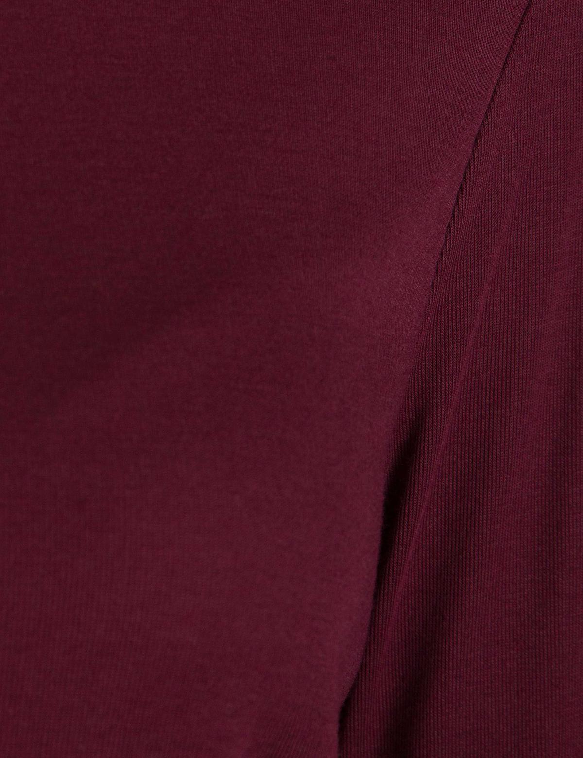 Bordo Slim Fit Tişört - 50197623010