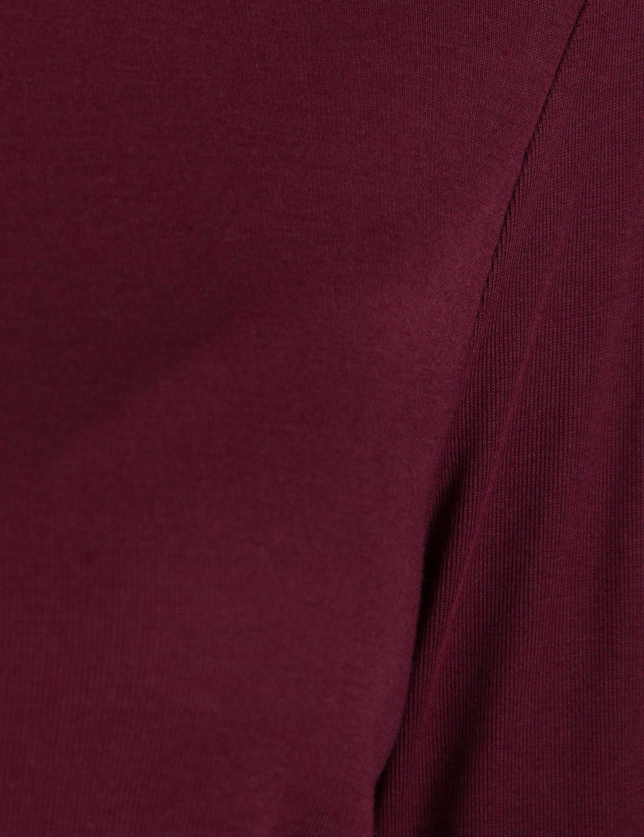 Bordo Slim Fit Tişört - Image 5