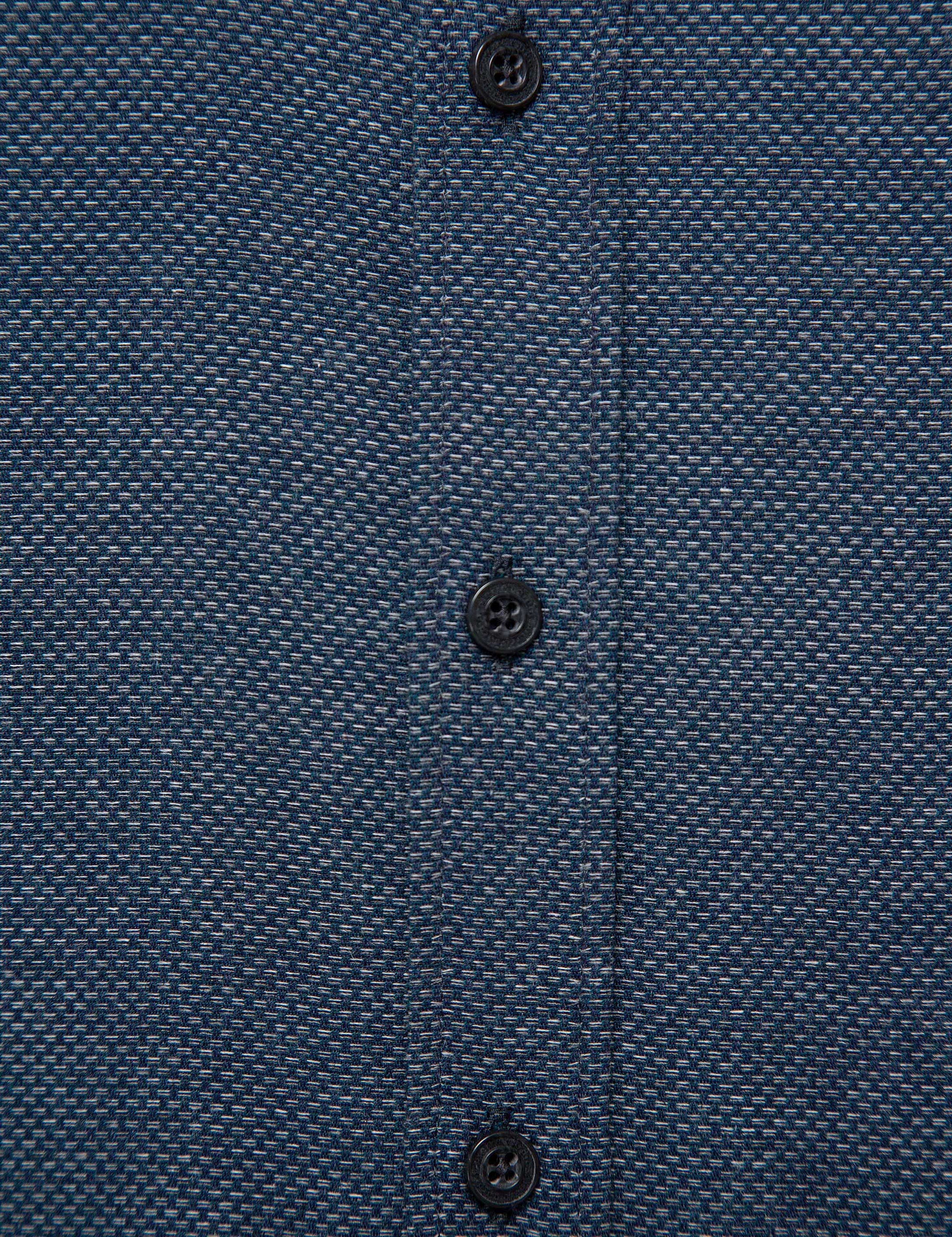 Mavi Slim Fit Gömlek - Image 6