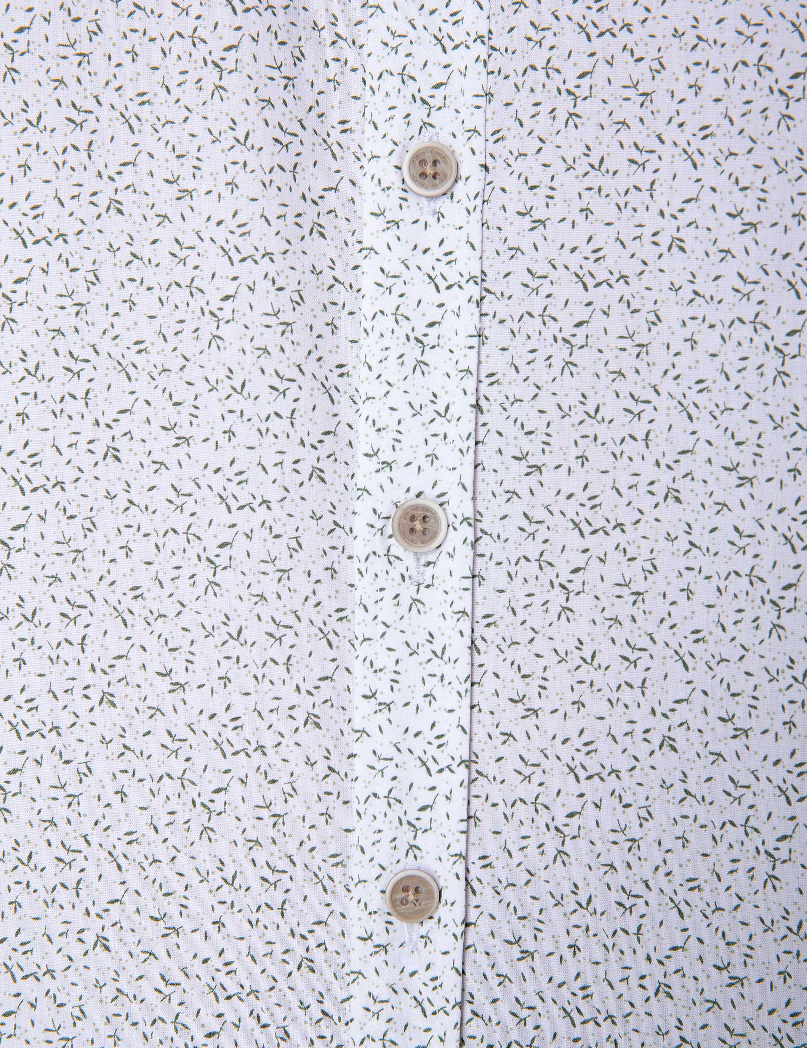 Yeşil Slim Fit Uzun Kollu Gömlek