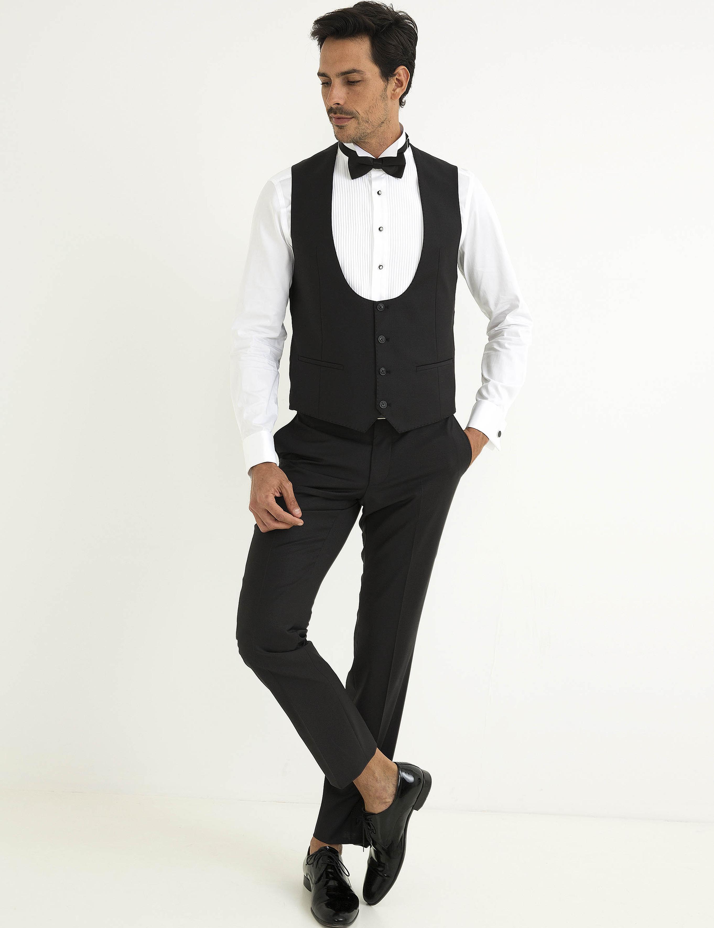 Siyah Damatlık Smokin