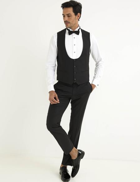 Siyah Damatlık Smokin - 50189629023