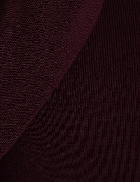 Bordo Triko Elbise - 50197589012