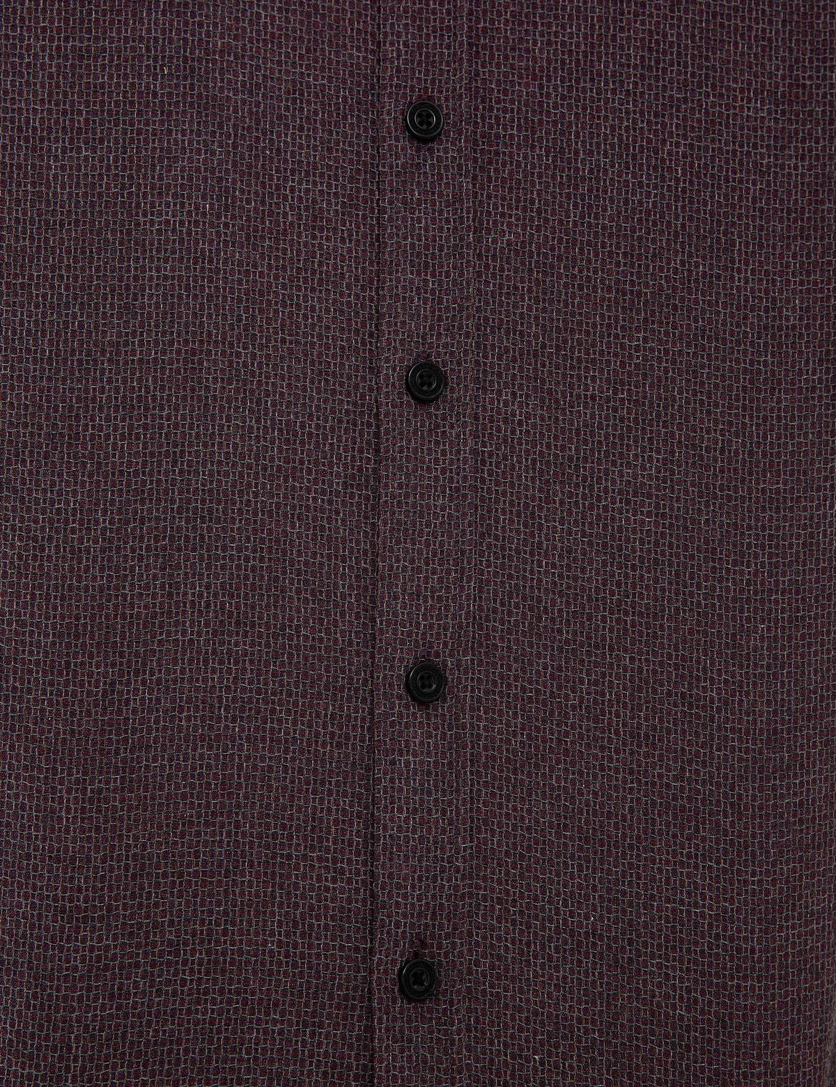 Bordo Slim Fit Gömlek - 50195383016