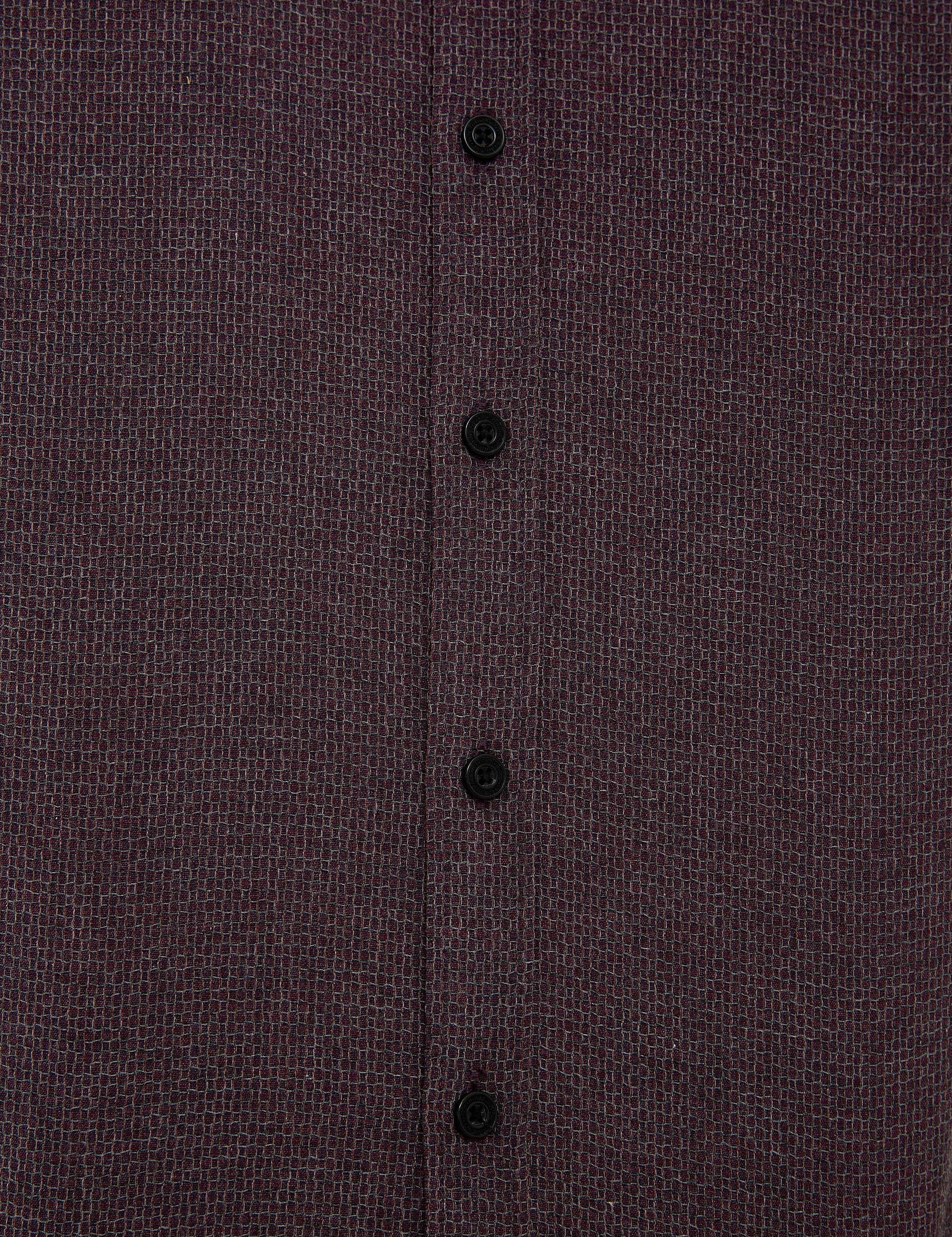 Bordo Slim Fit Gömlek