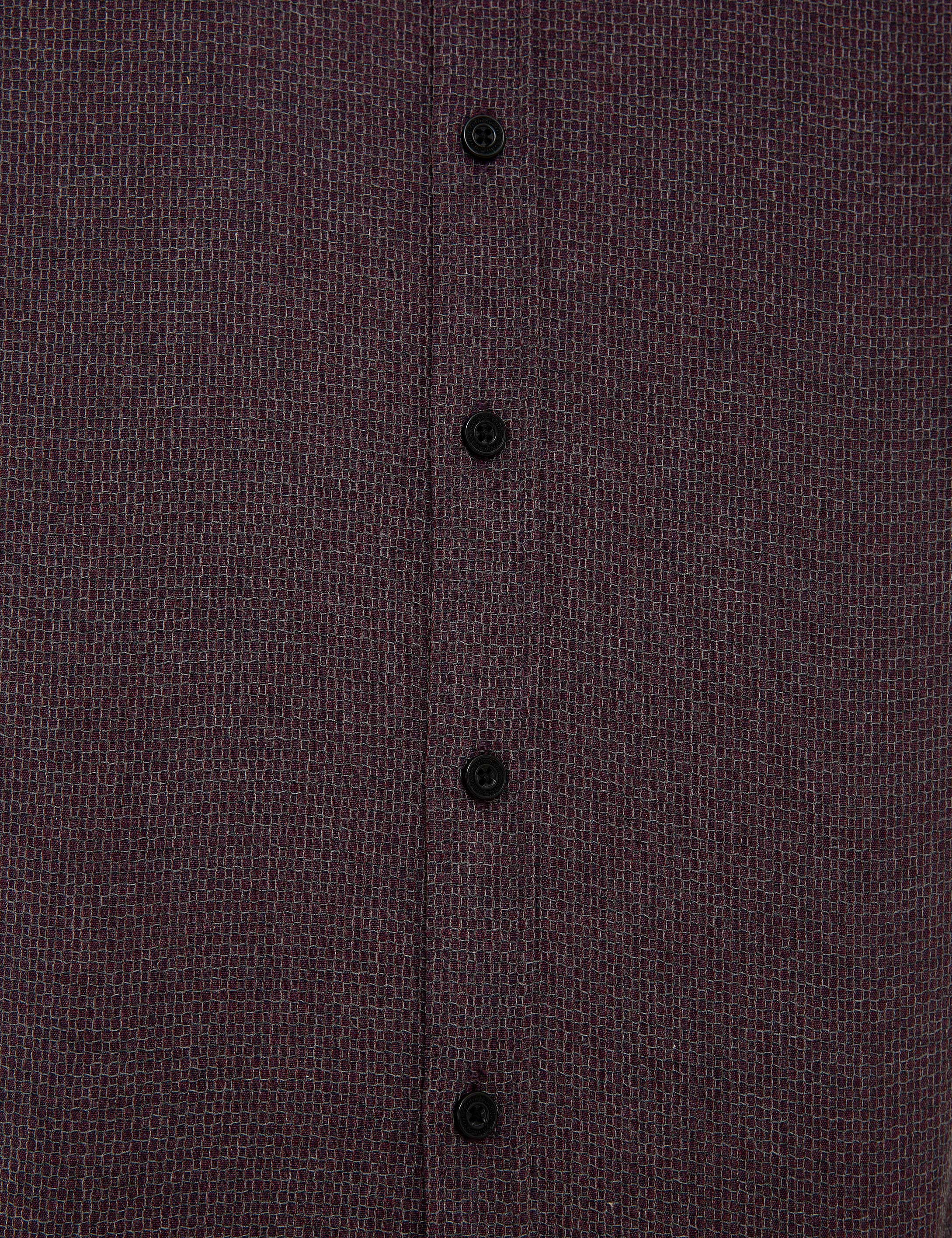Bordo Slim Fit Gömlek