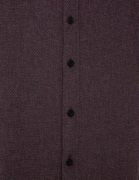 Bordo Slim Fit Gömlek - 50195383016