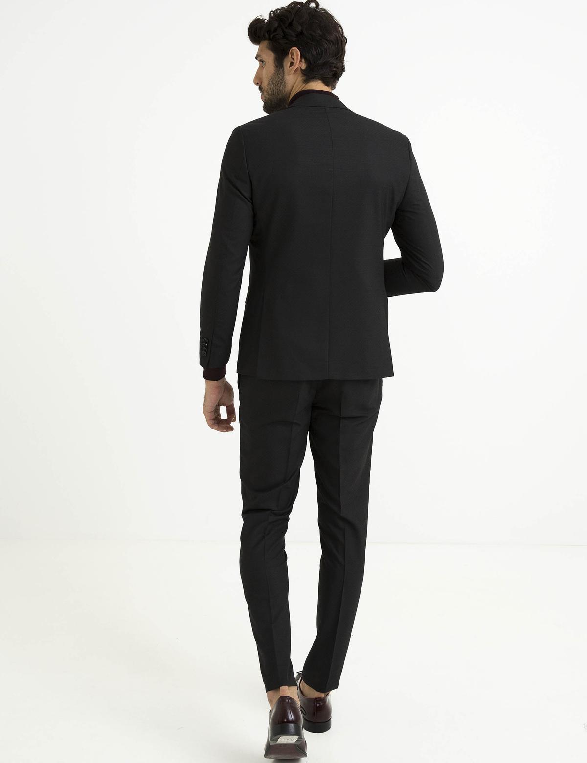 Siyah Ex. Slim Fit Takım Elbise - 50195394017