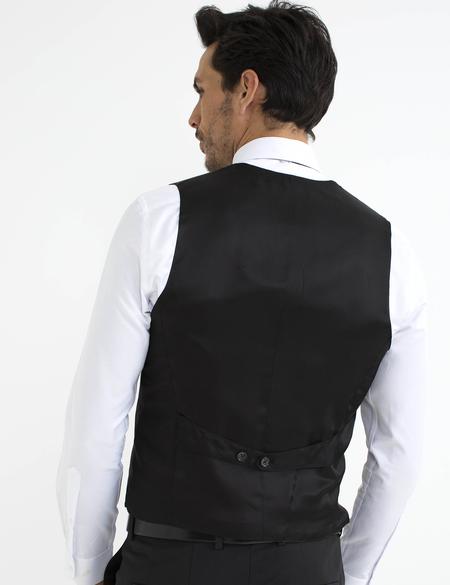 Bordo Yelekli Damatlık Smokin - 50190804002