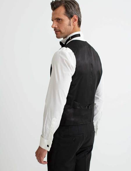 Siyah Yelekli Damatlık Smokin - 50190787008