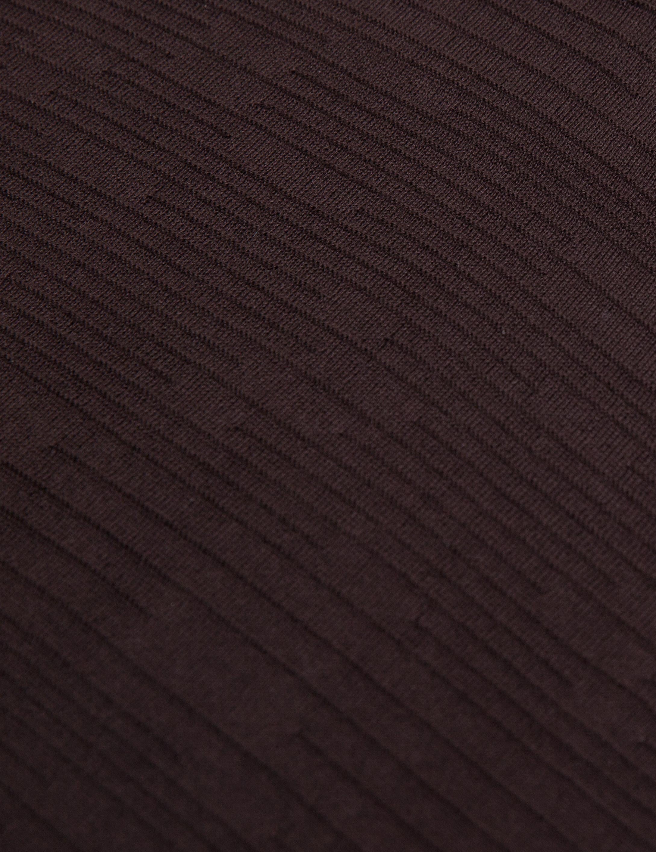 Kahverengi Triko Kazak - 50192468013