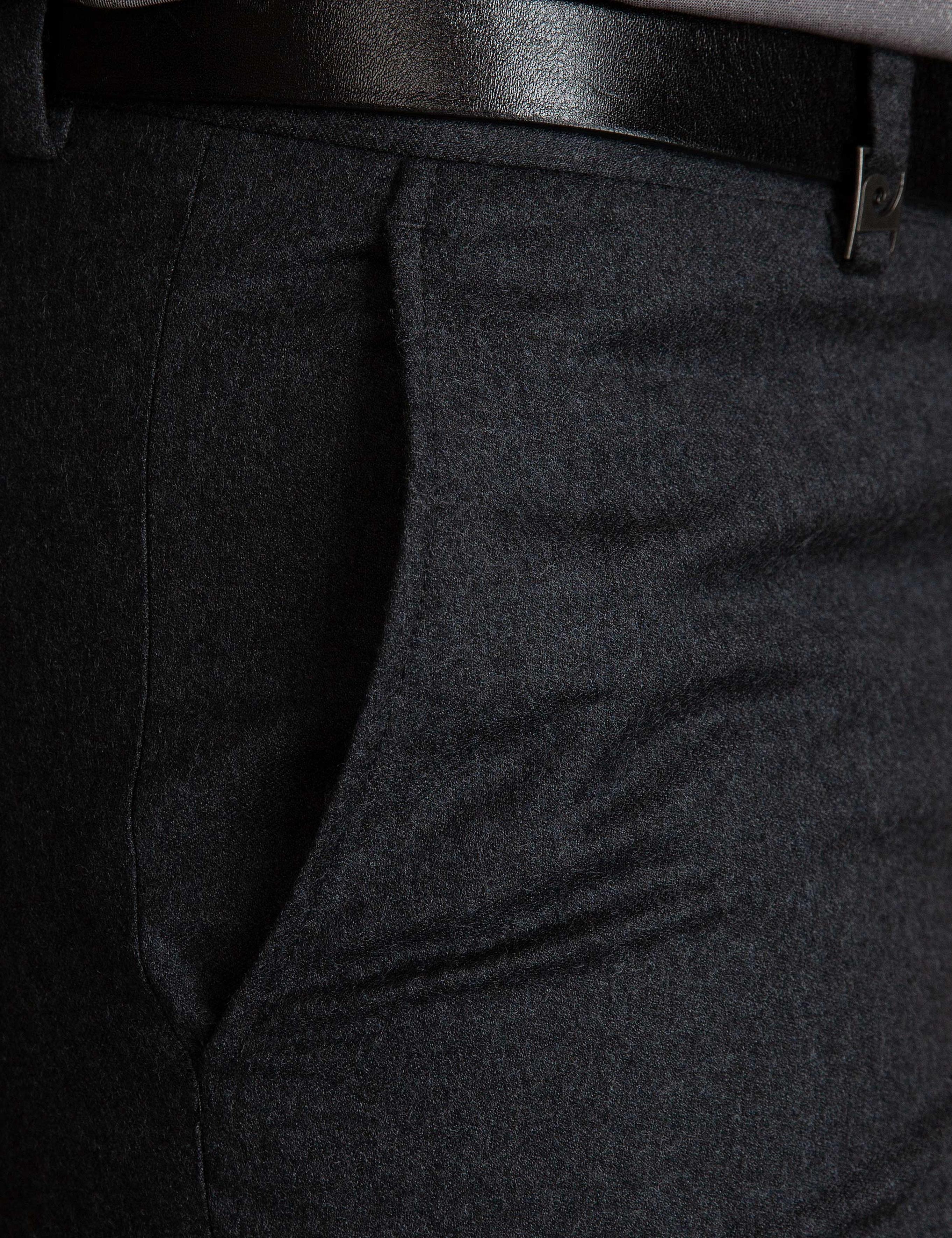 Antrasit Slim Fit Kumaş Pantolon