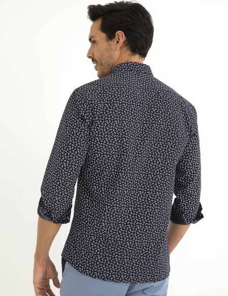 Slim Lacivert Gömlek - 50195925008