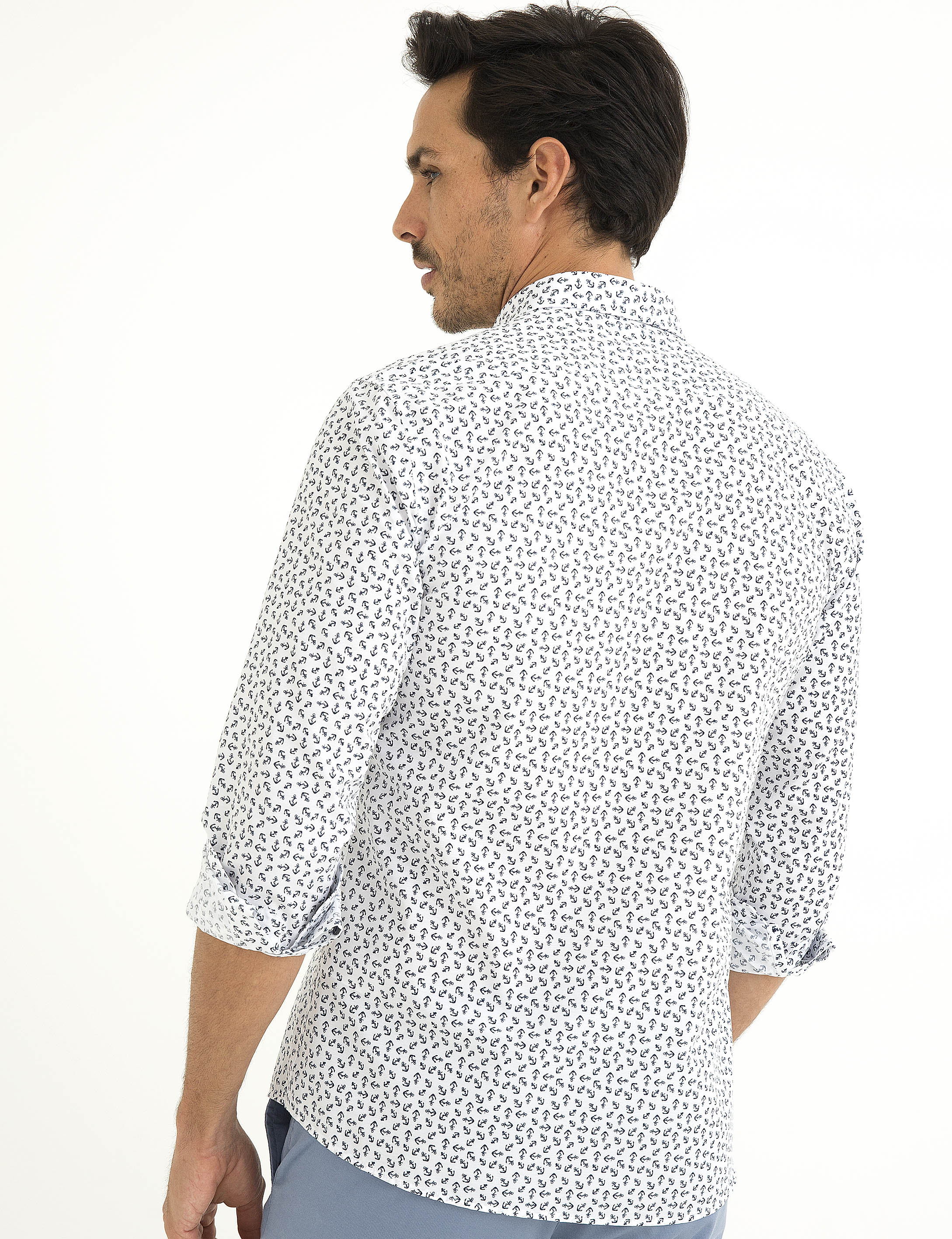 Beyaz Slim Fit Gömlek - 50195925017