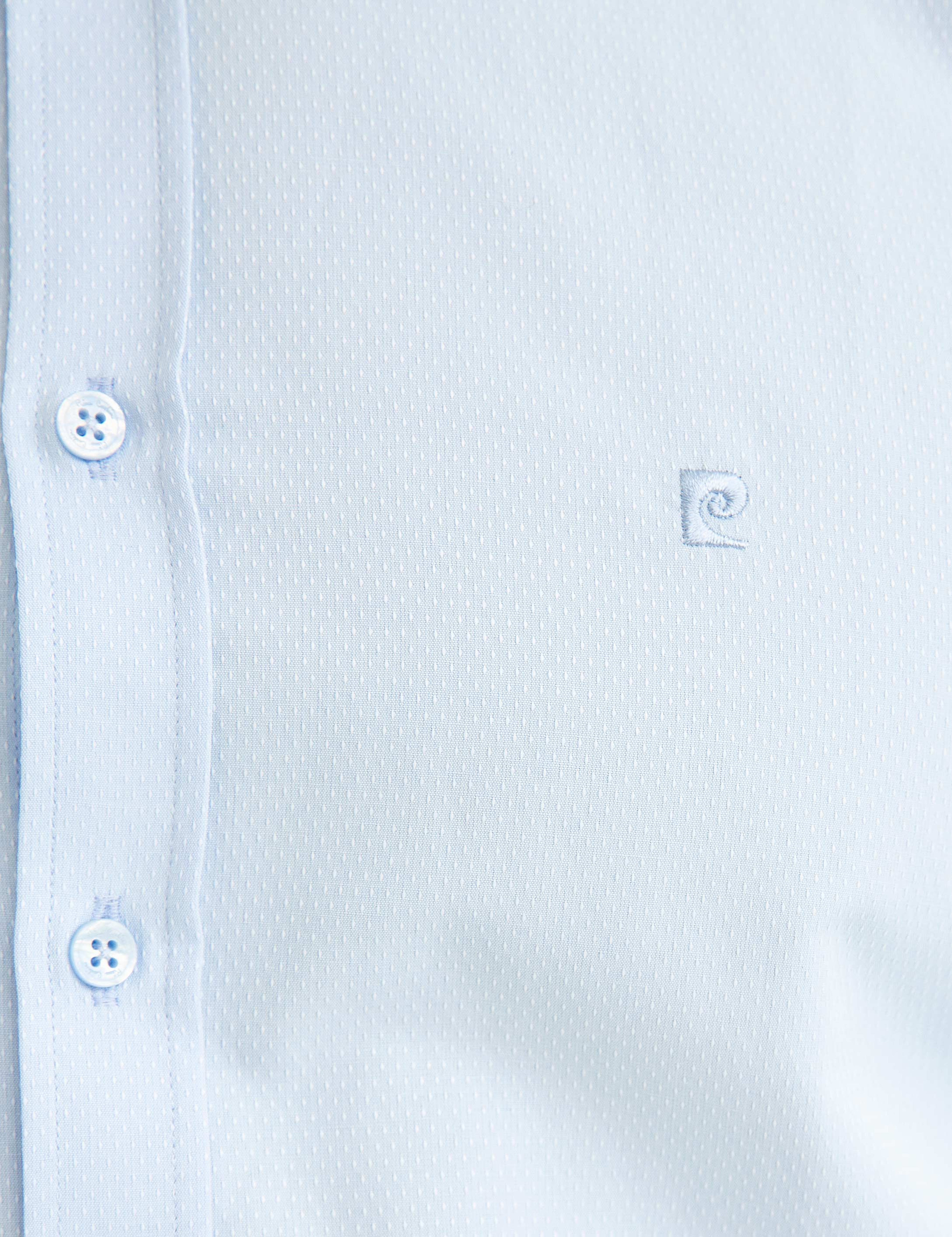 Açık Mavi Slim Fit Gömlek - Image 5
