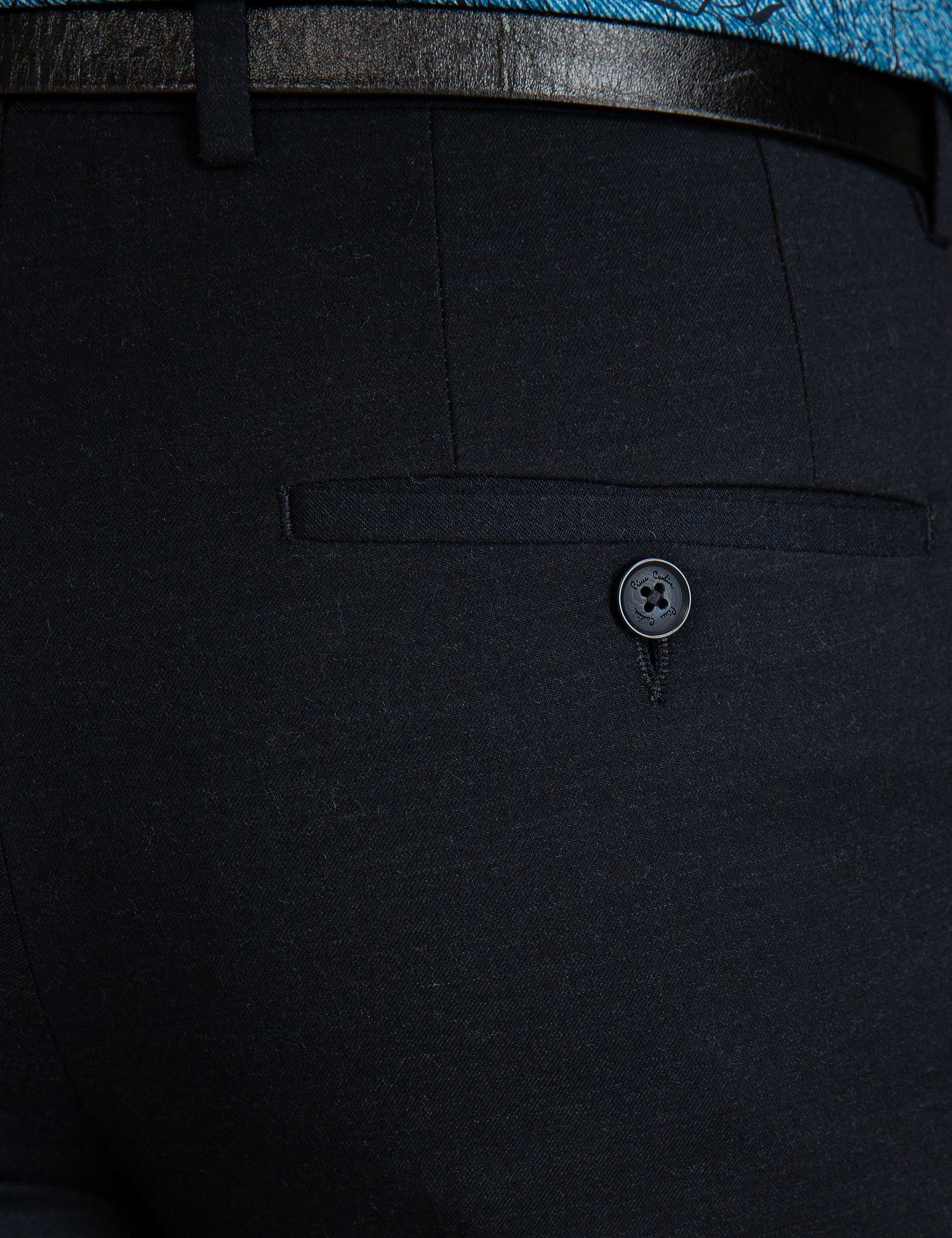 Lacivert Slim Fit Pantolon - Image 5