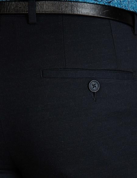 Lacivert Slim Fit Pantolon - 50193021025