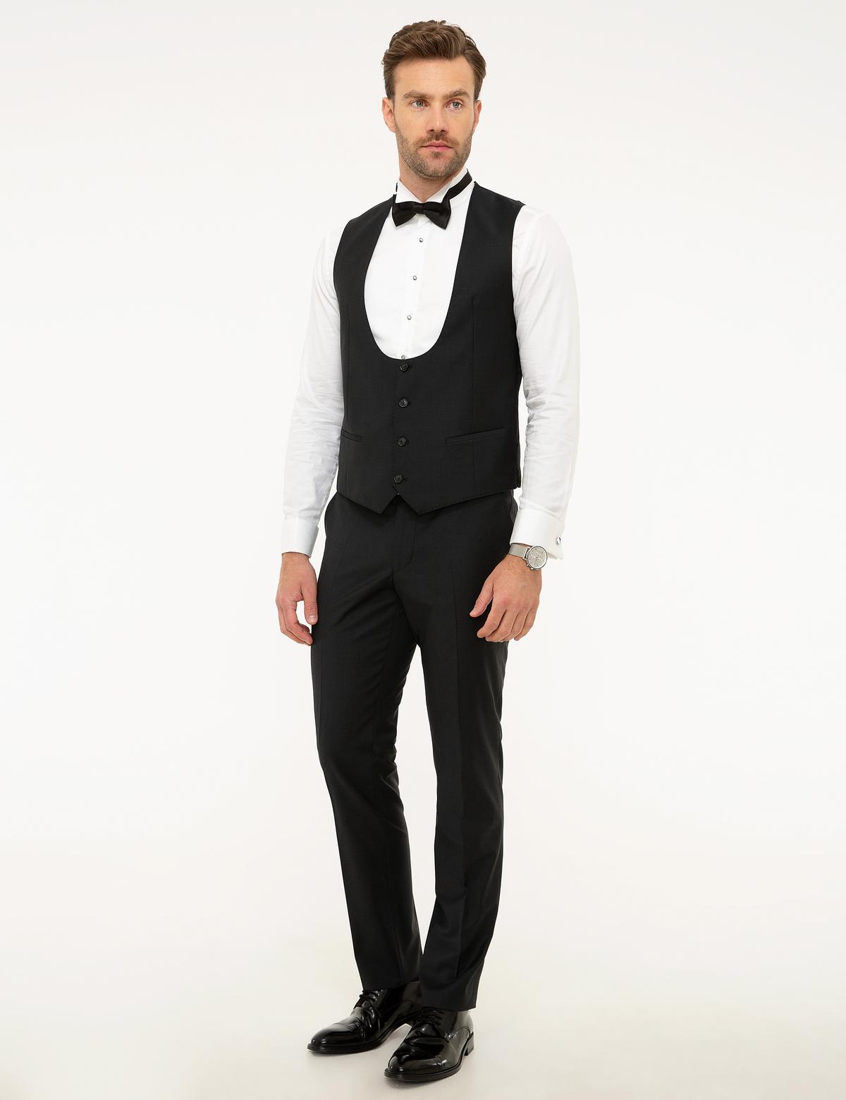 Siyah Damatlık Smokin - 50193026014