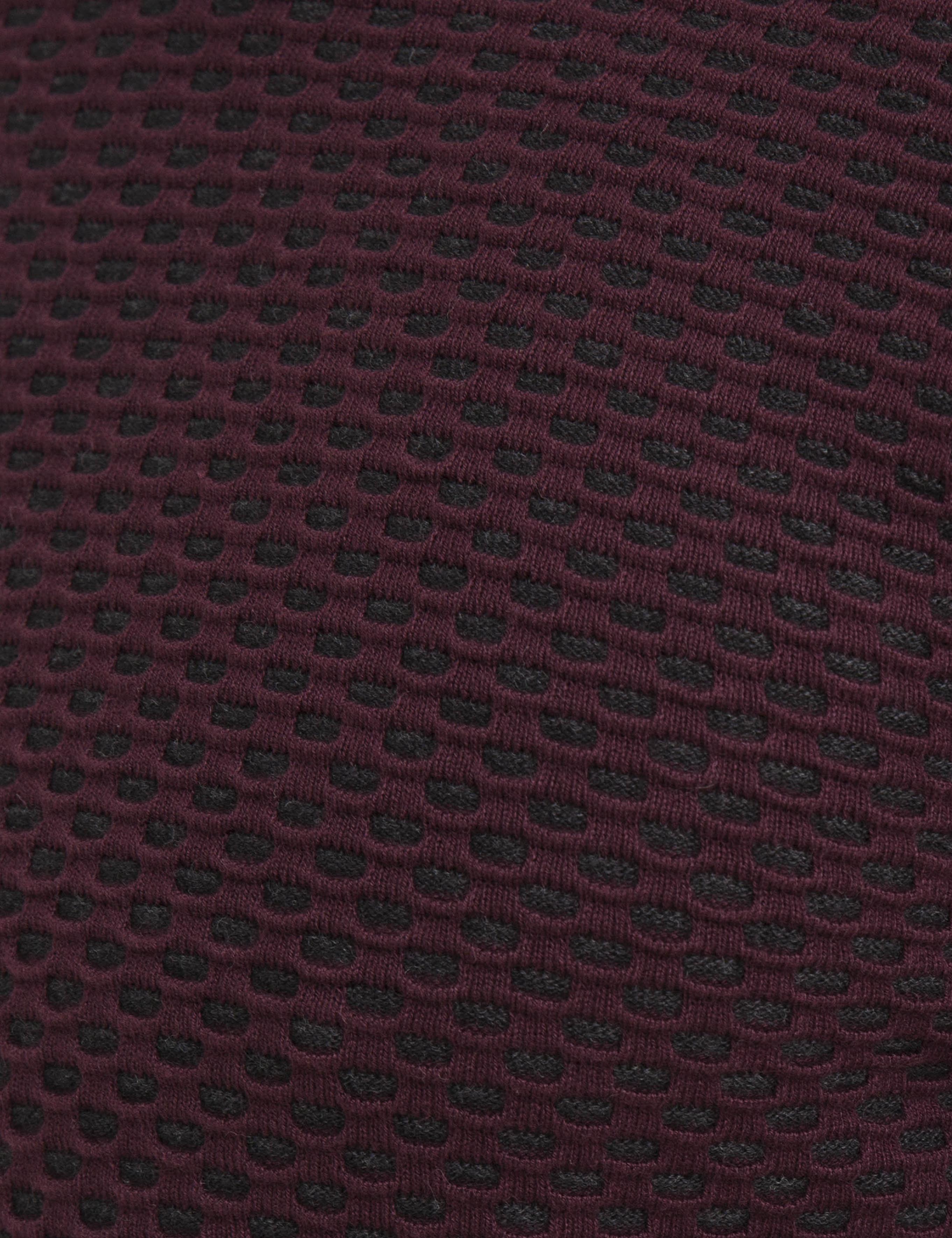 Bordo Slim Fit Triko Kazak