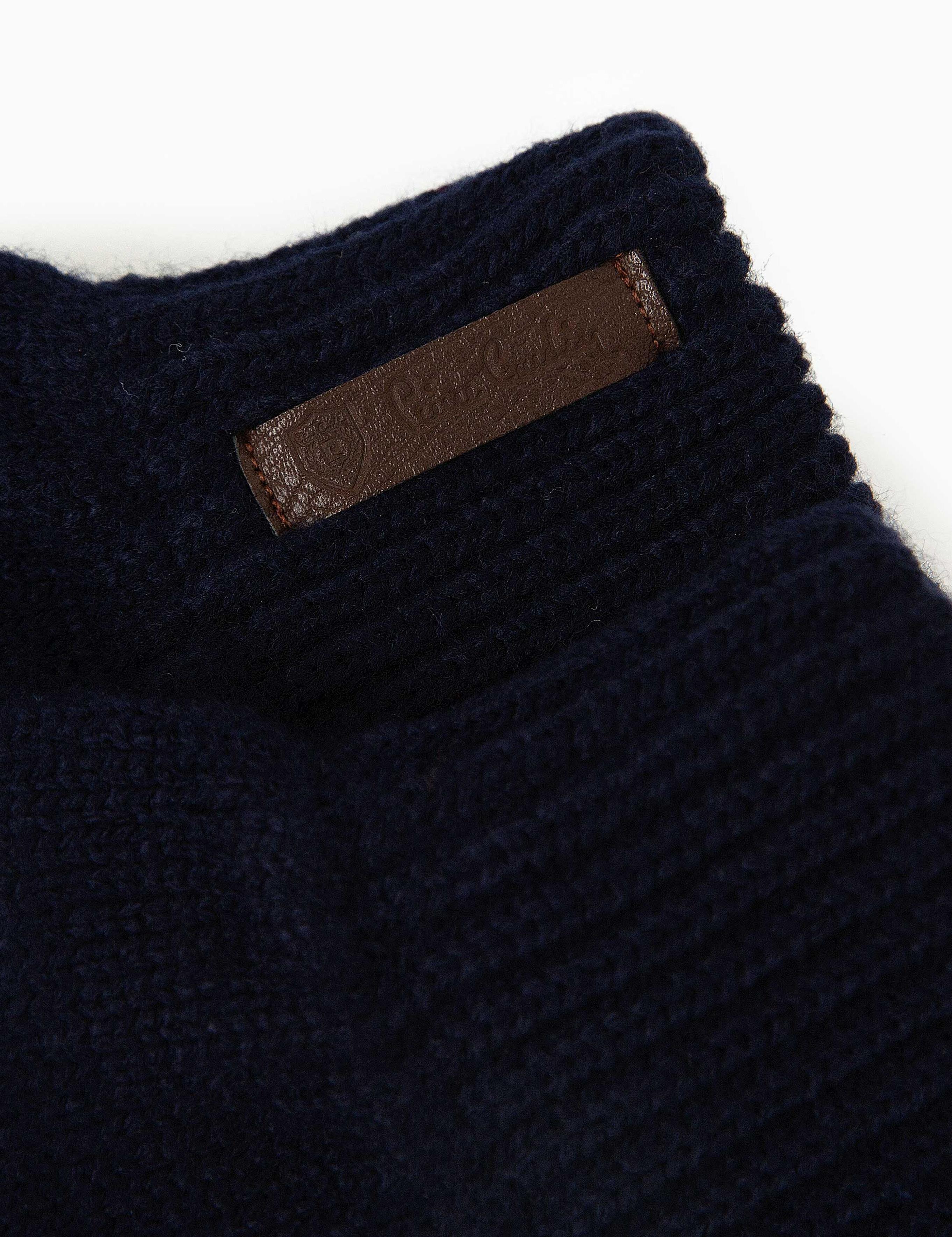 Lacivert Kaşkol Bere Eldiven Takım