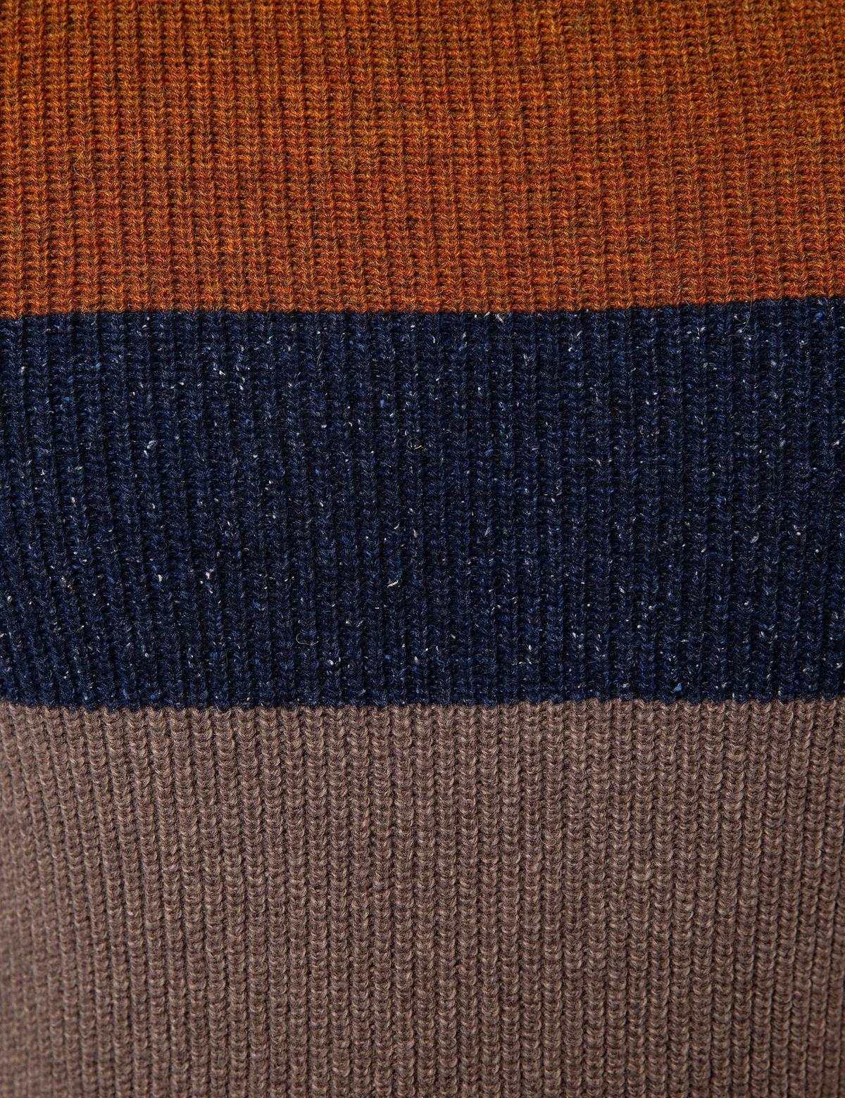 Turuncu Slim Fit Triko Kazak - 50193355044