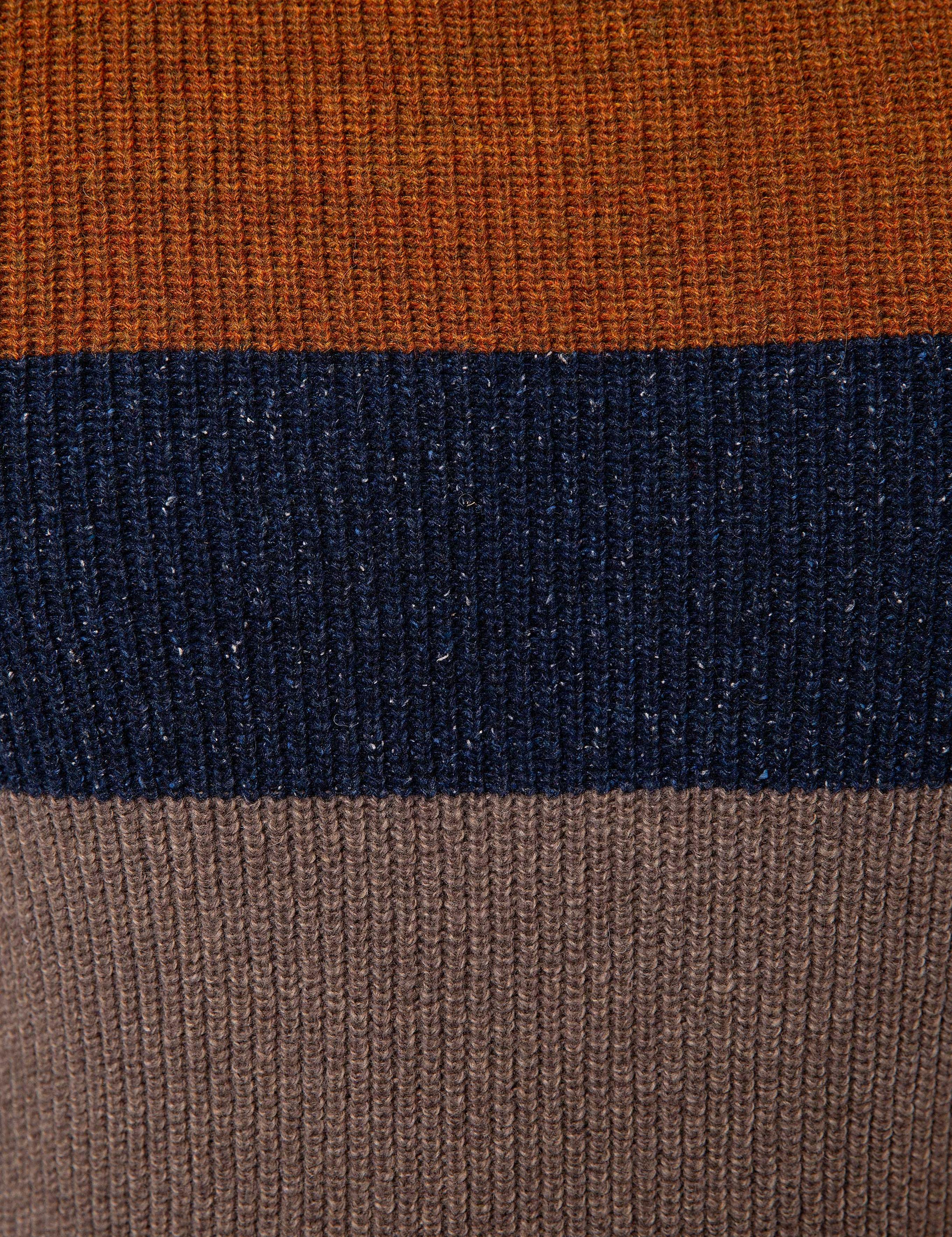 Turuncu Slim Fit Triko Kazak