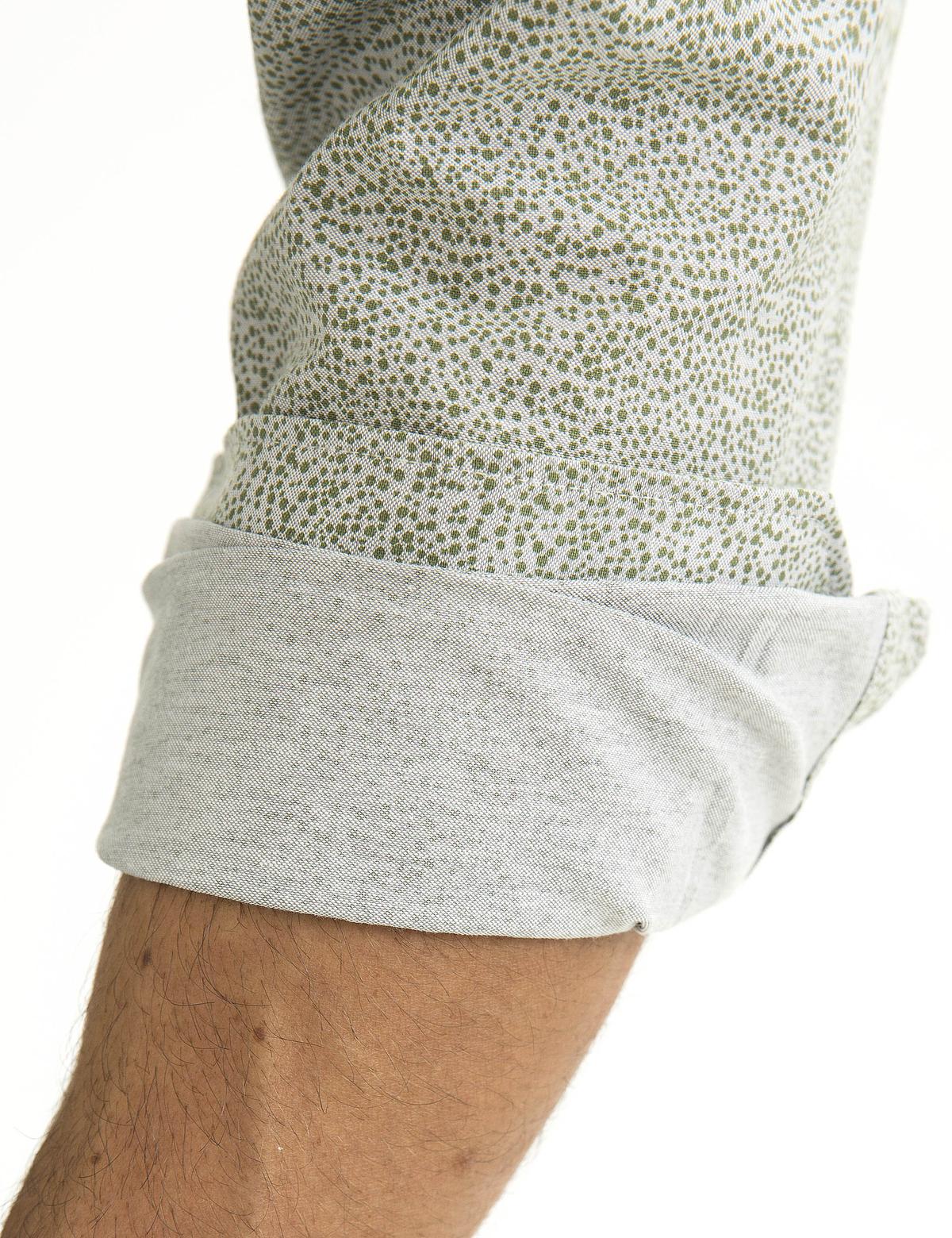 Yeşil Slim Fit Gömlek - 50195893019