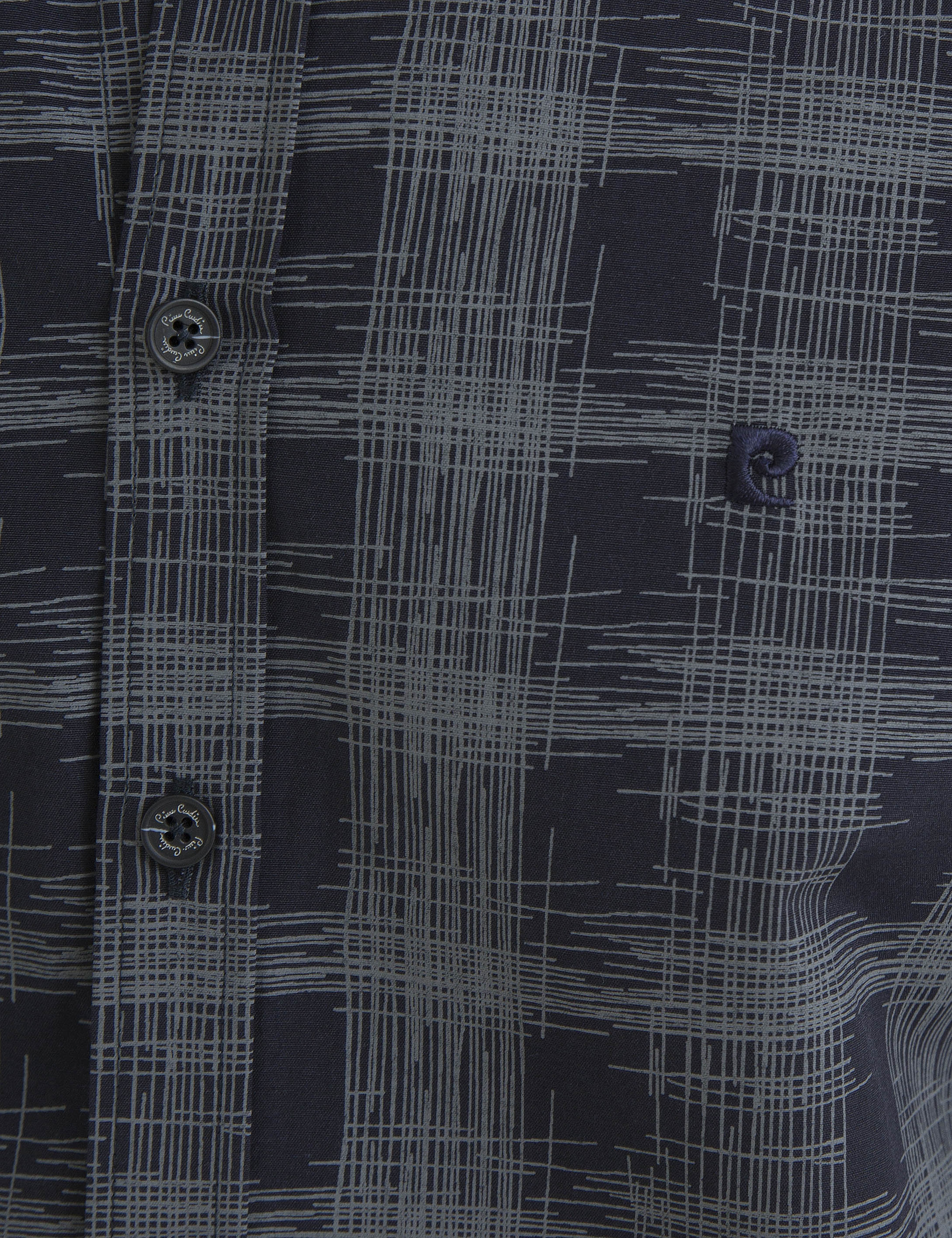 Lacivert Slim Fit Gömlek - Image 5