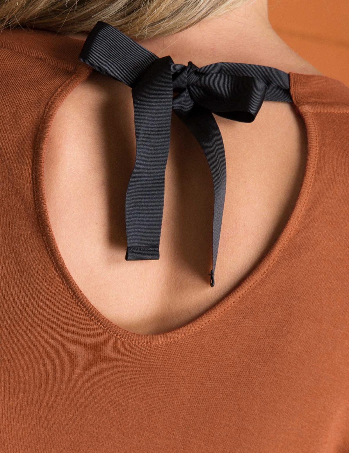 Kiremit Slim Fit Tişört - 50197623006