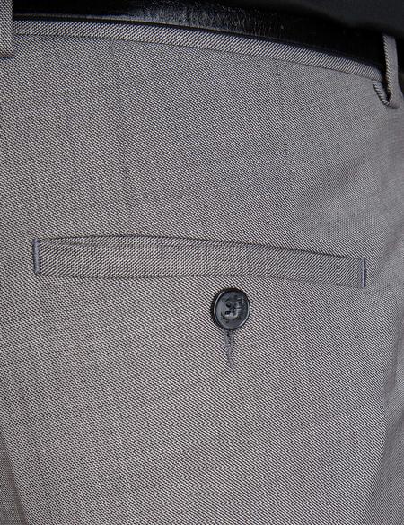 Gri Slim Fit Kumaş Pantolon - 50193341012