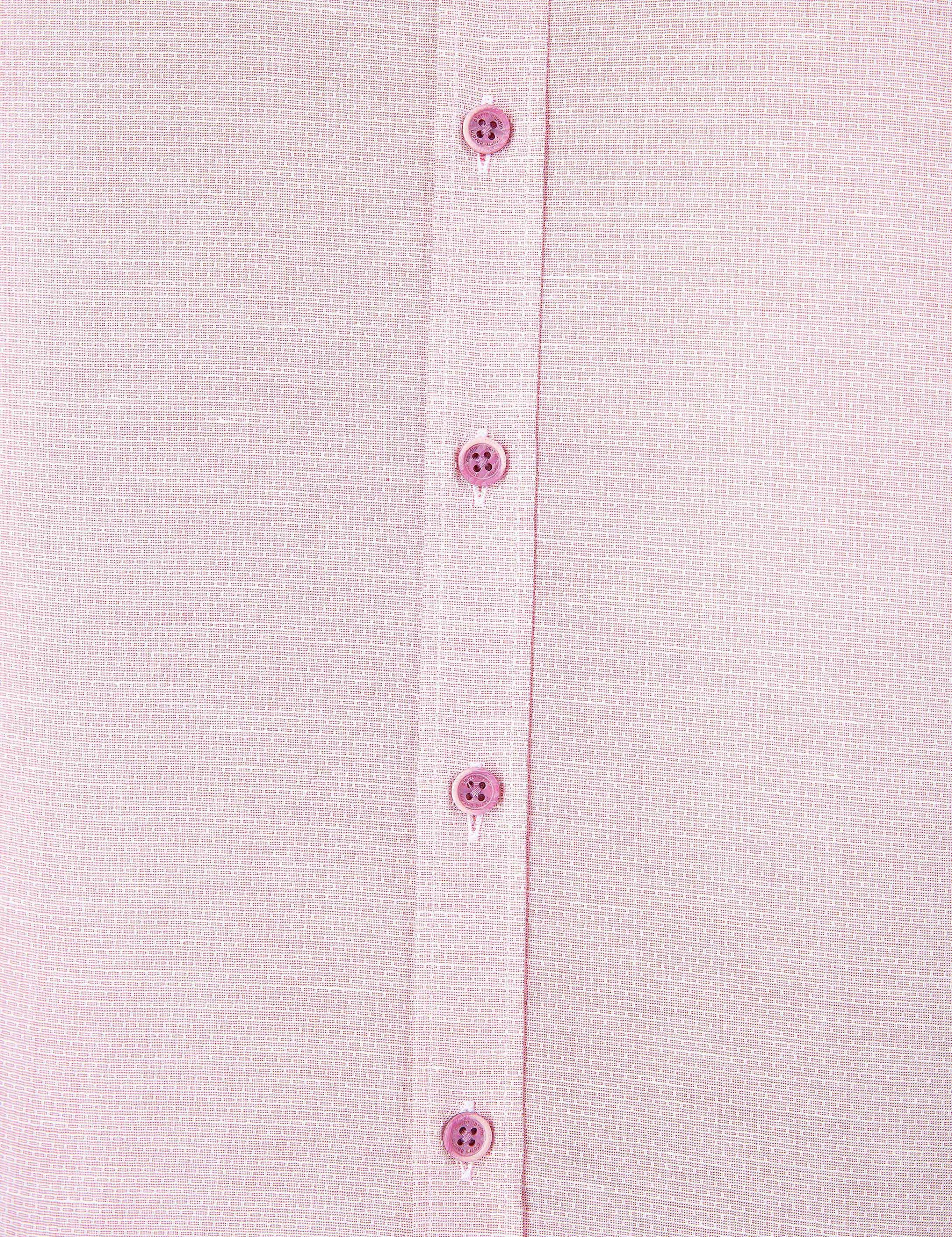 Kırmızı Slim Fit Uzun Kollu Gömlek