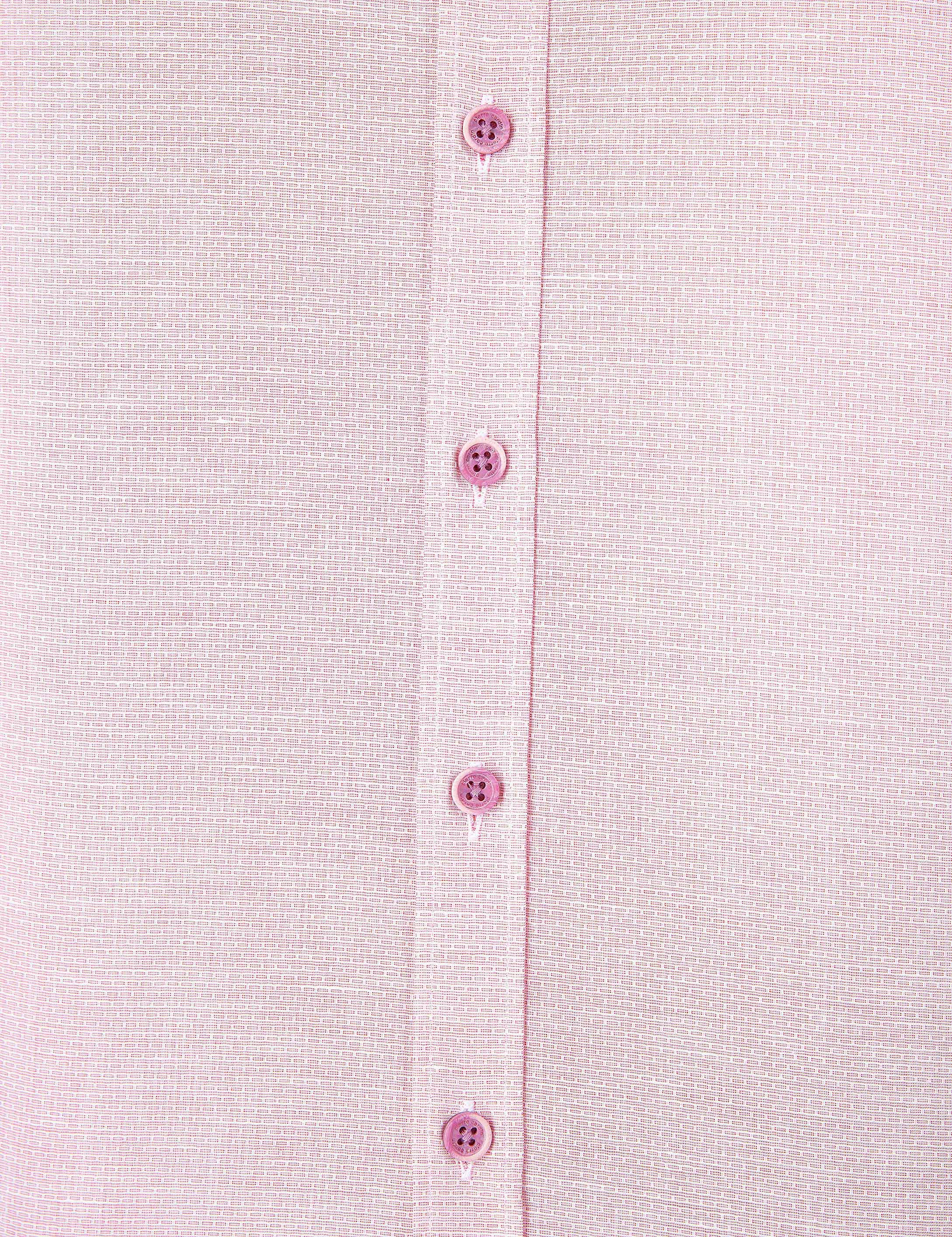 Kırmızı Slim Fit Uzun Kollu Gömlek - Image 6
