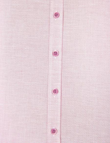 Kırmızı Slim Fit Uzun Kollu Gömlek - 50203447016