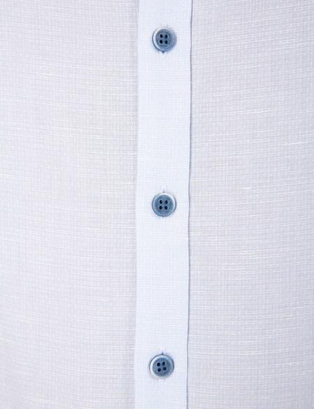 Açık Mavi Slim Fit Uzun Kollu Gömlek - 50203447025