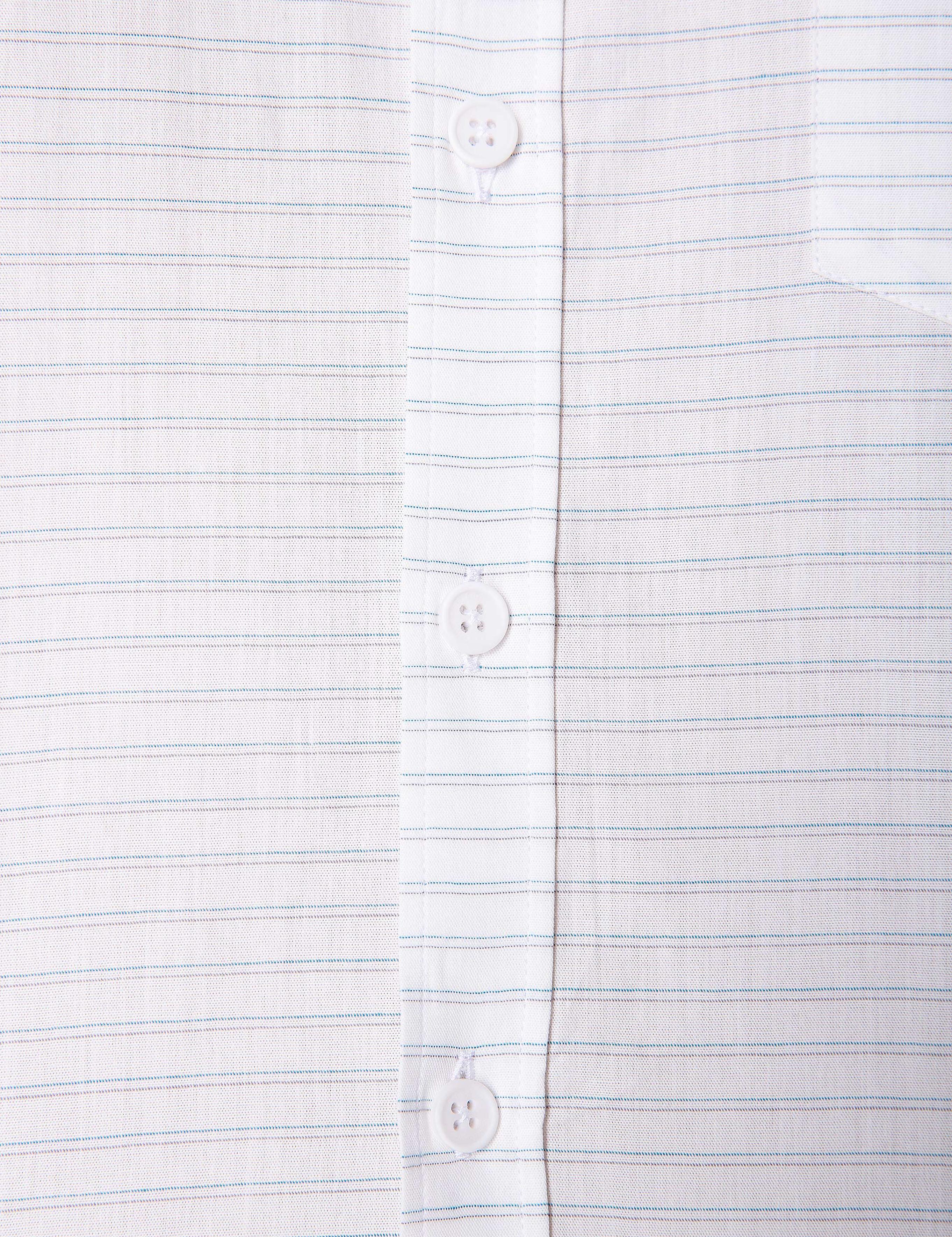 Beyaz Regular Fit Kısa Kollu Gömlek