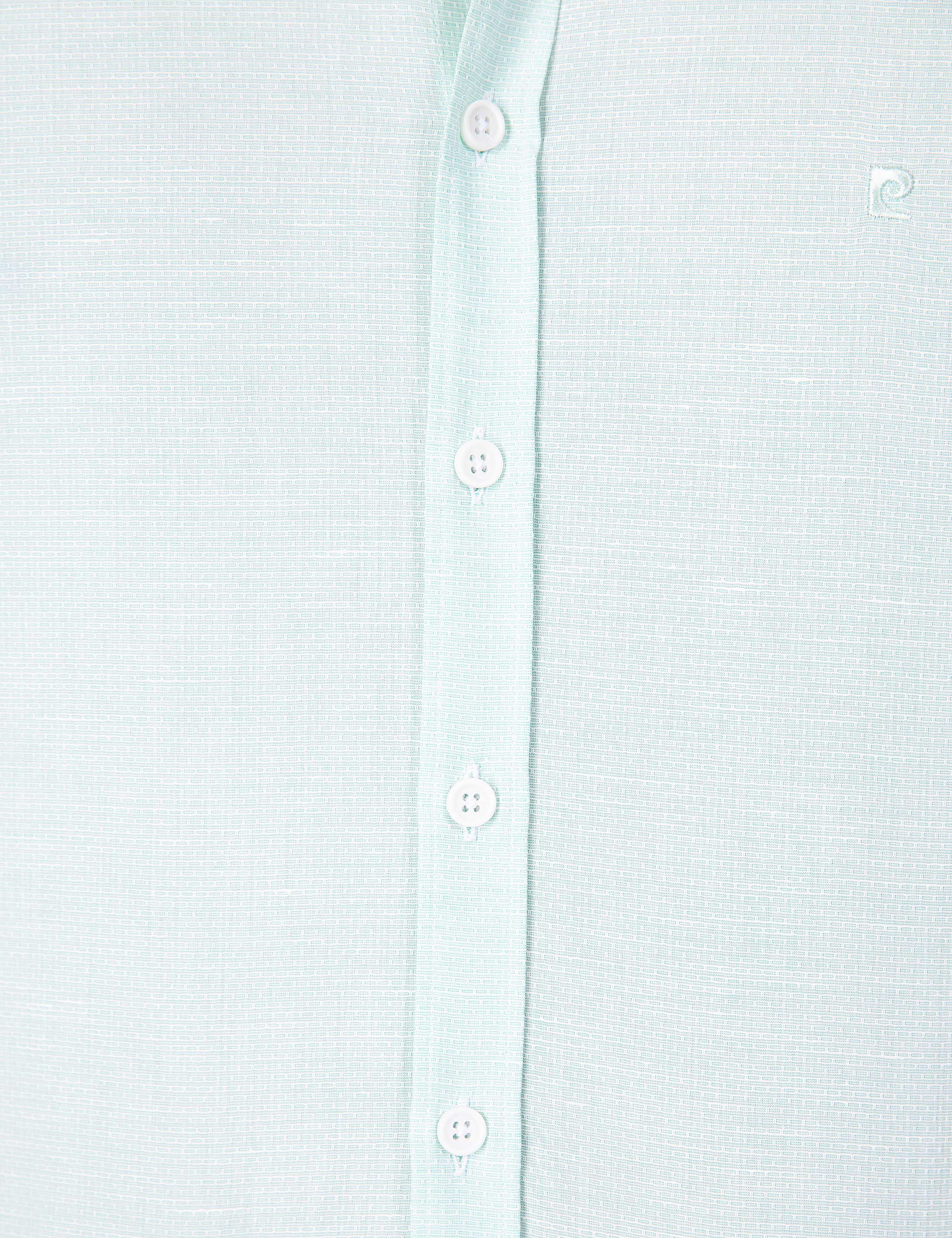 Yeşil Slim Fit Uzun Kollu Gömlek - Image 6