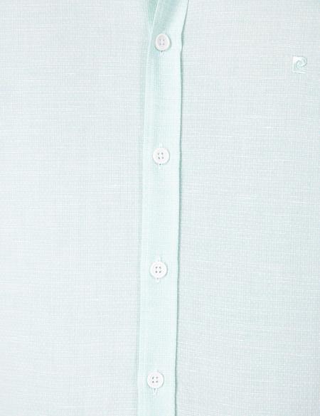 Yeşil Slim Fit Uzun Kollu Gömlek - 50203447032