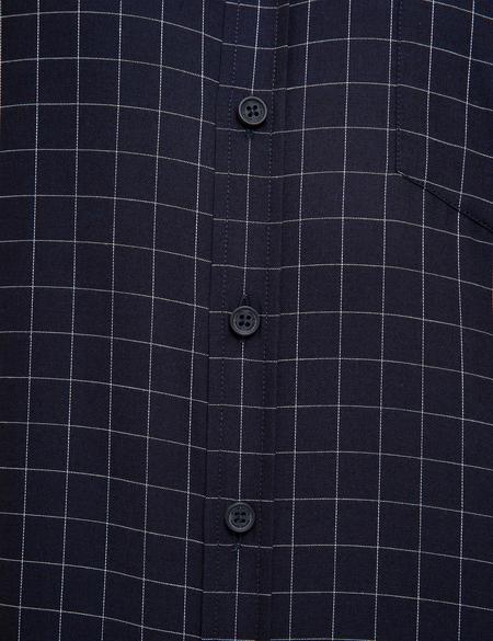 Lacivert Regular Fit Kısa Kollu Gömlek - 50203461006