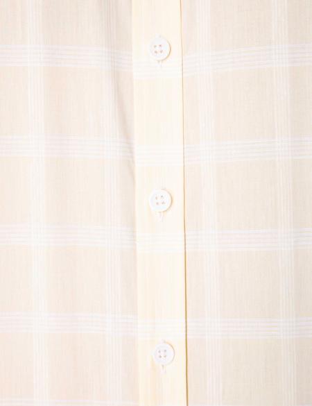 Sarı Slim Fit Uzun Kollu Gömlek - 50203468006