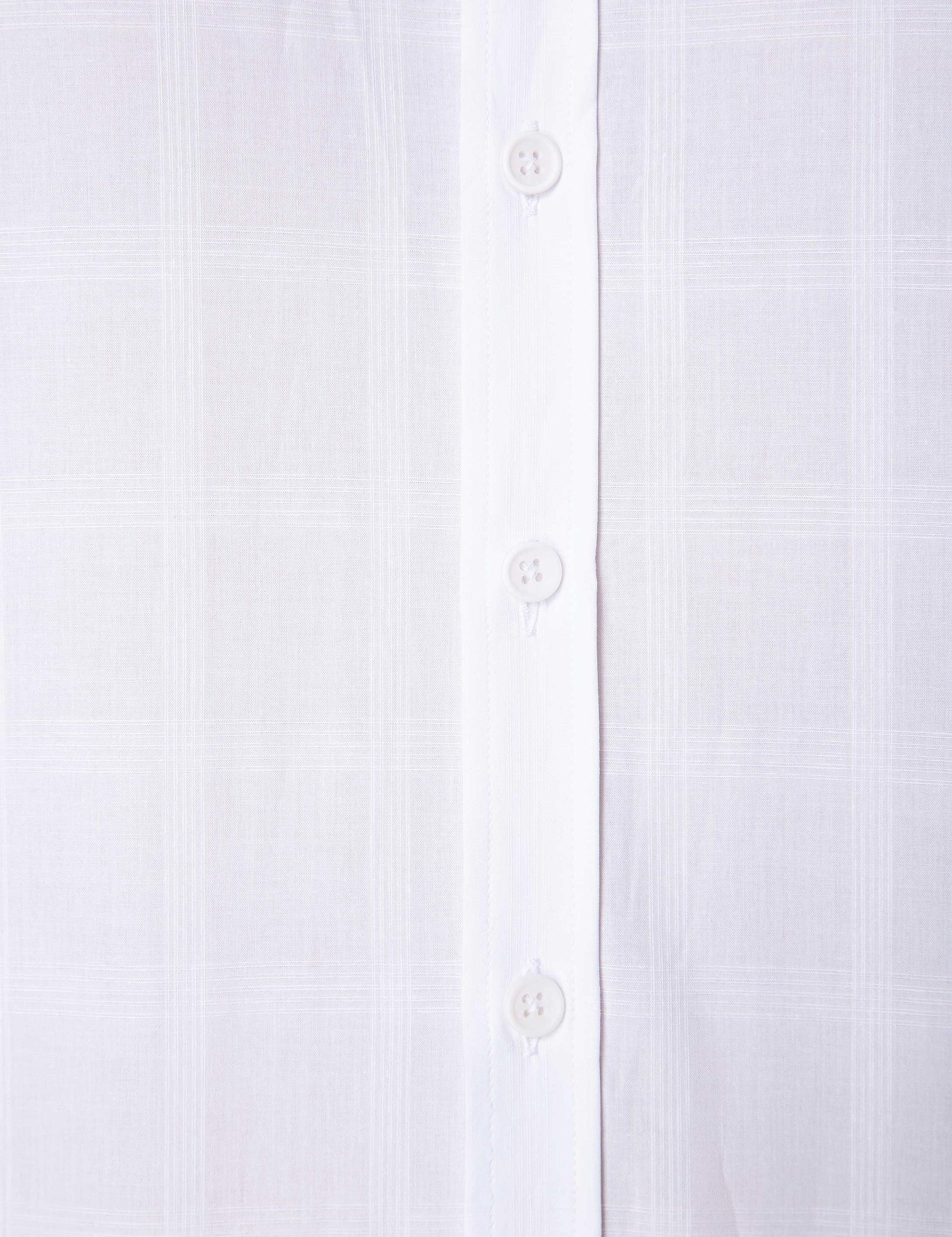 Beyaz Slim Fit Uzun Kollu Gömlek