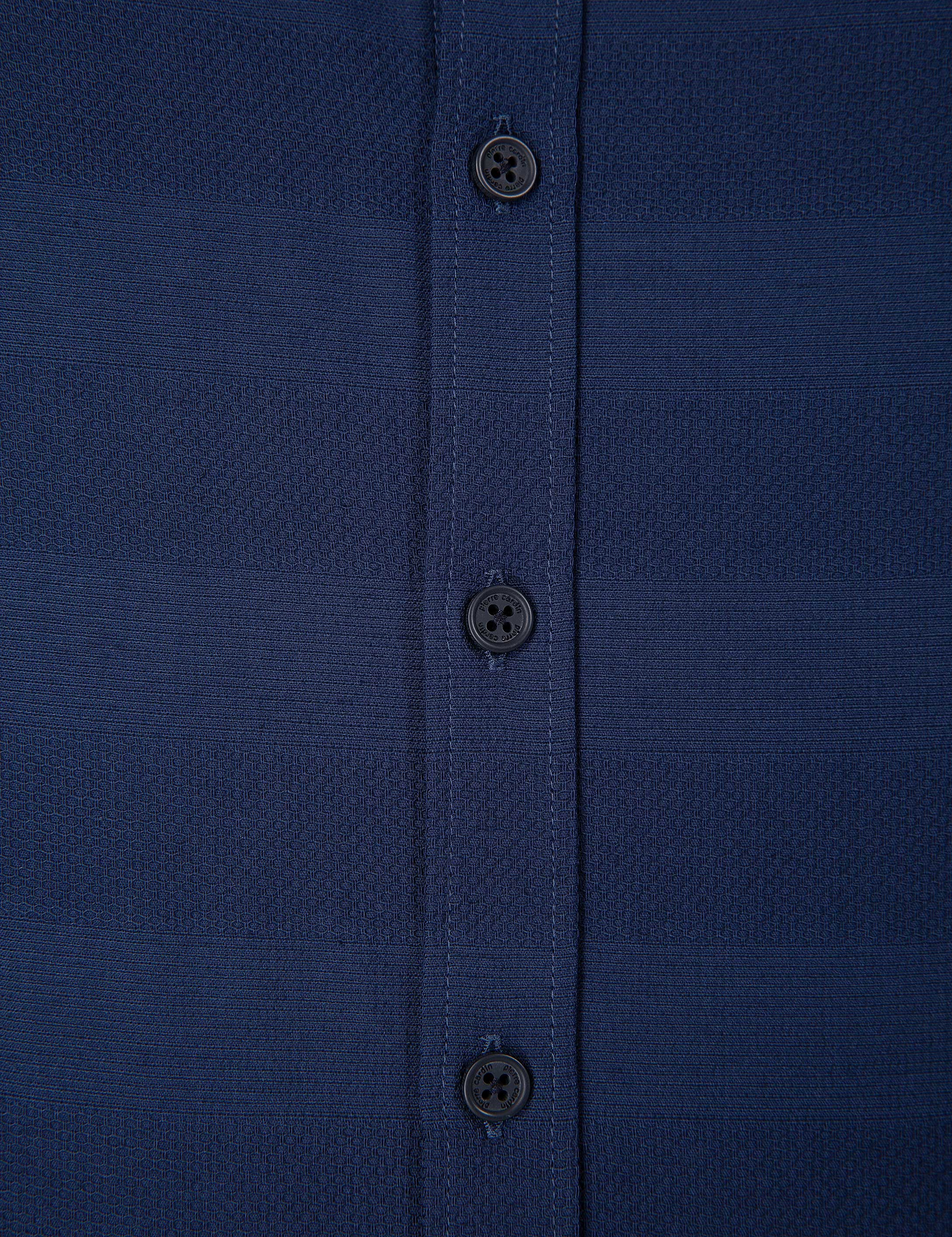Lacivert Slim Fit Gömlek - Image 6